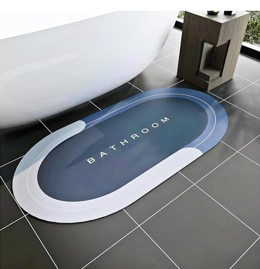Anti-slip silicone bath mat