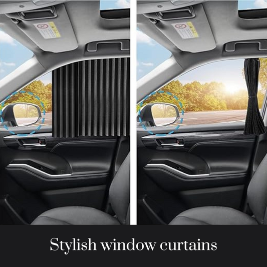 Car window curtain